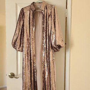 Sequin shirt dress Size 4